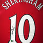 Teddy Sheringham Signed Home Champions League Final 1999 Manchester United Jersey, Certified by Beckett authentic-signatur...