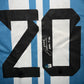 Maillot Domicile Equipe d'Argentine Edition Coupe du Monde 2022 signe par Alexis Mac Allister et Certifie par Beckett authentic-signatures