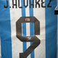 Maillot Domicile Equipe d'Argentine Edition Coupe du Monde 2022 signe par Julian Alvarez et Certifie par Beckett authentic-signatures