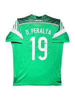 Maillot Domicile Equipe du Mexique Edition Coupe du Monde 2014 signe par Oribe Paralta et Certifie par Beckett authentic-signatures