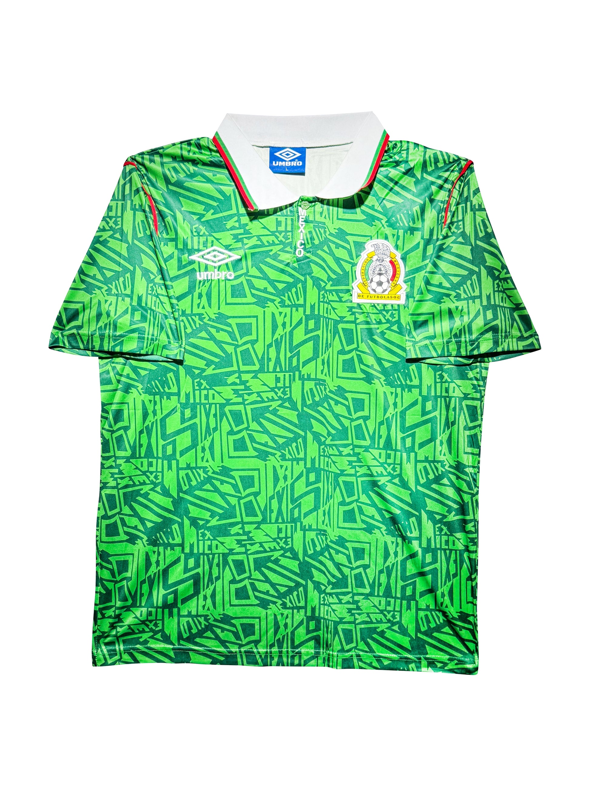 Luis Garcia Signed Mexico Umbro Authentic Jersey Certified by Beckett authentic-signatures