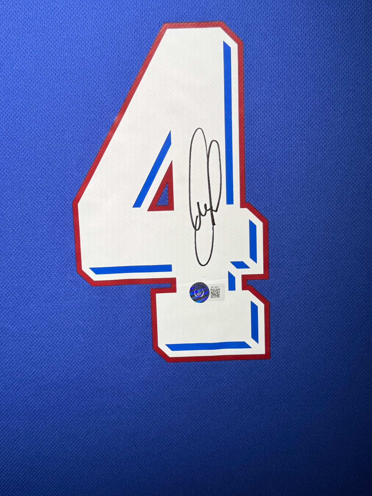 Patrick Vieira Signed Home World Cup 1998 France Jersey, Certified by Beckett authentic-signatures Football Authentic Sign...