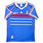 Maillot Domicile Equipe de France Edition Coupe du Monde 1998 signe par Patrick Vieira et certifie par Beckett authentic-signatures