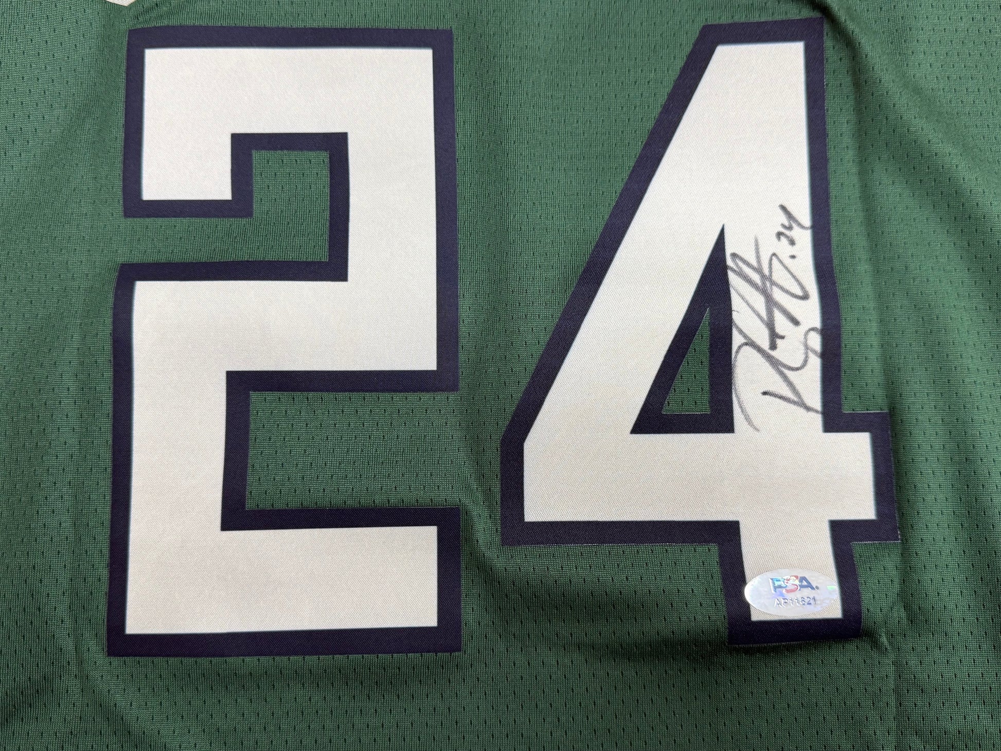 Maillot Authentique Domicile Milwaukee Bucks NBA Finals signe par Patrick Connaughton certifie par PSA authentic-signatures