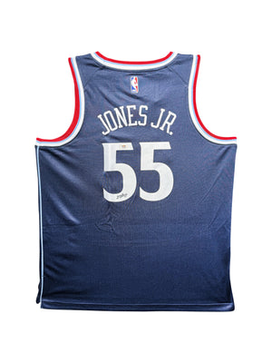 Maillot Authentique Los Angeles Clippers  signe par Derrick Jones Jr. certifie par PSA