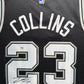 Maillot Authentique Domicile  San Antonio Spurs  signe par Zach Collins certifie par PSA authentic-signatures