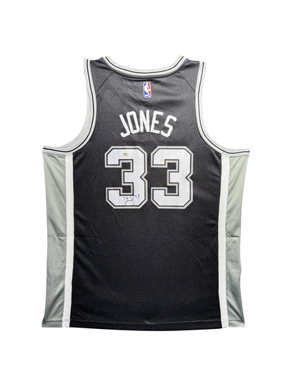 Maillot Authentique Domicile  San Antonio Spurs  signe par David Jones certifie par PSA authentic-signatures