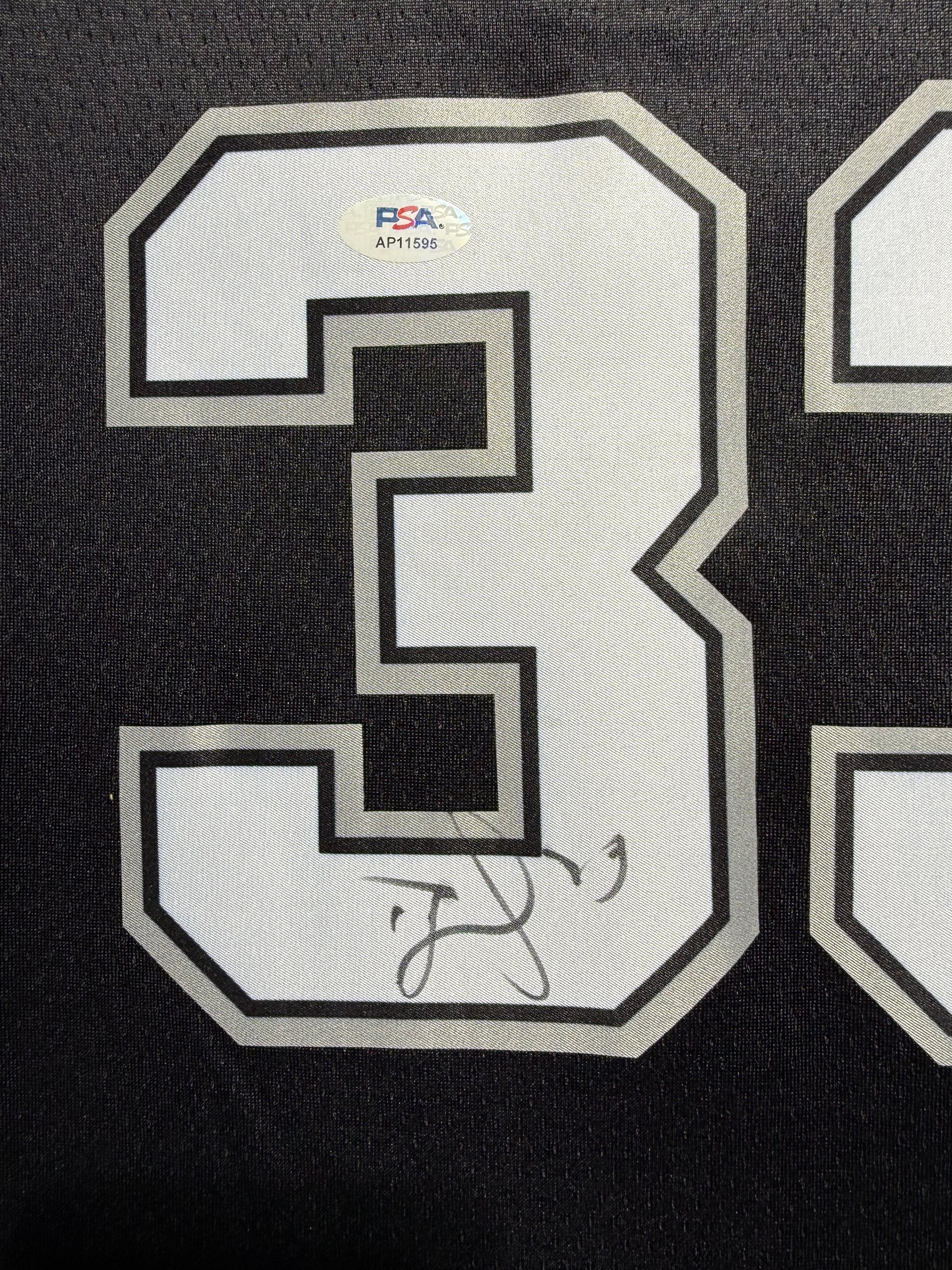Maillot Authentique Domicile  San Antonio Spurs  signe par David Jones certifie par PSA authentic-signatures