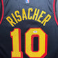 Maillot Authentique Atlanta Hawks Exterieur signe par Zaccharie Risacher et certifie par Beckett authentic-signatures