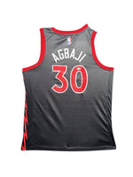 Maillot Authentique Toronto Raptors Domicile signe par Ochai Agbagi et certifie par PSA authentic-signatures