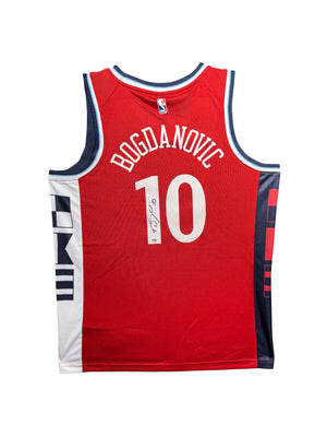 Maillot Authentique Los Angeles Clippers  signe par Bogdan Bogdanovic certifie par PSA
