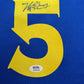 Maillot Authentique NBA Finals Golden Sate Warriors signe par Kevon Looney et certifie par PSA authentic-signatures