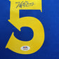 Maillot Authentique NBA Finals Golden Sate Warriors signe par Kevon Looney et certifie par PSA authentic-signatures