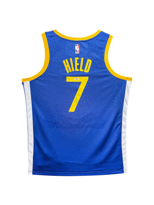 Maillot Authentique Golden Sate Warriors signe parBuddy Hield et certifie par PSA