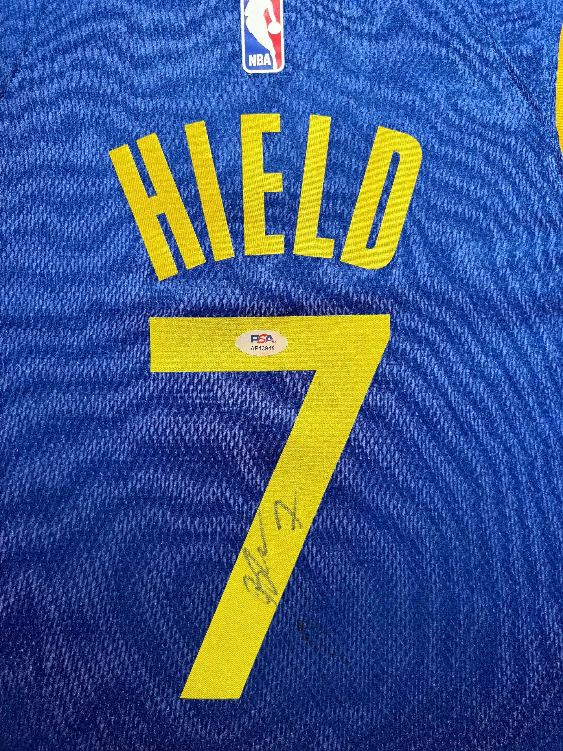 Maillot Authentique Golden Sate Warriors signe par Buddy Hield et certifie par PSA authentic-signatures