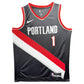 Maillot Authentique Portland Trail blazers signe par Anfernee Simons certifie par PSA authentic-signatures