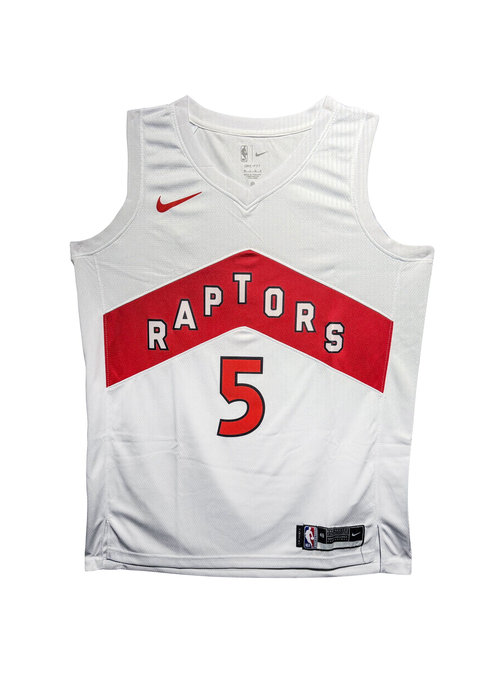 Maillot Authentique Toronto Raptors Exterieur signe parImmanuel Quickley et certifie par PSA authentic-signatures