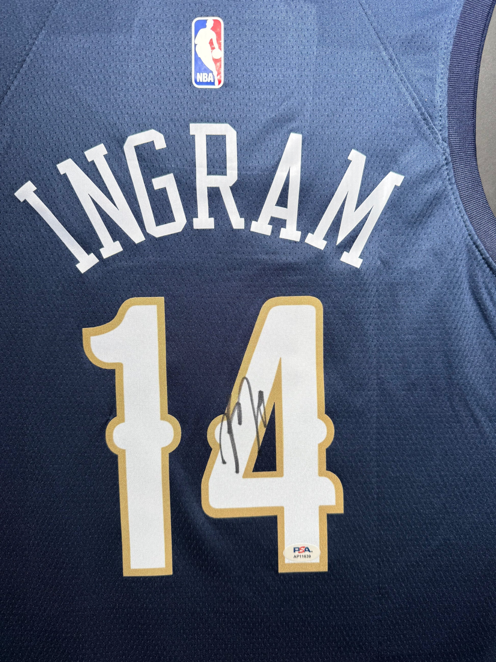 Maillot Authentique Nouvelle Orleans Pelicans signe par Brandon Ingram  certifie par PSA authentic-signatures