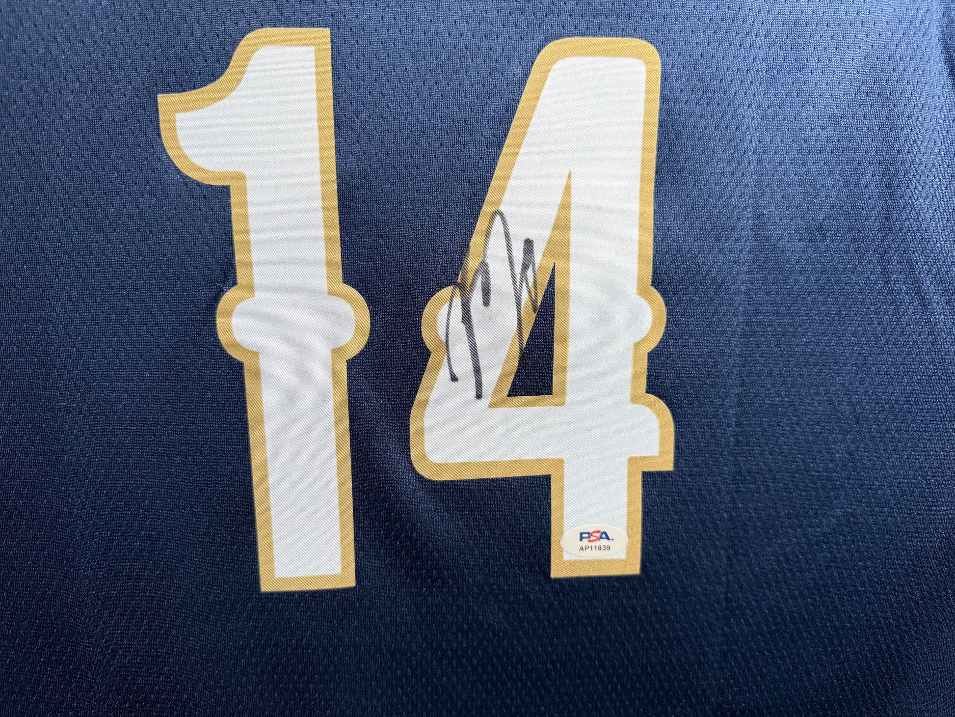 Maillot Authentique Nouvelle Orleans Pelicans signe par Brandon Ingram  certifie par PSA authentic-signatures