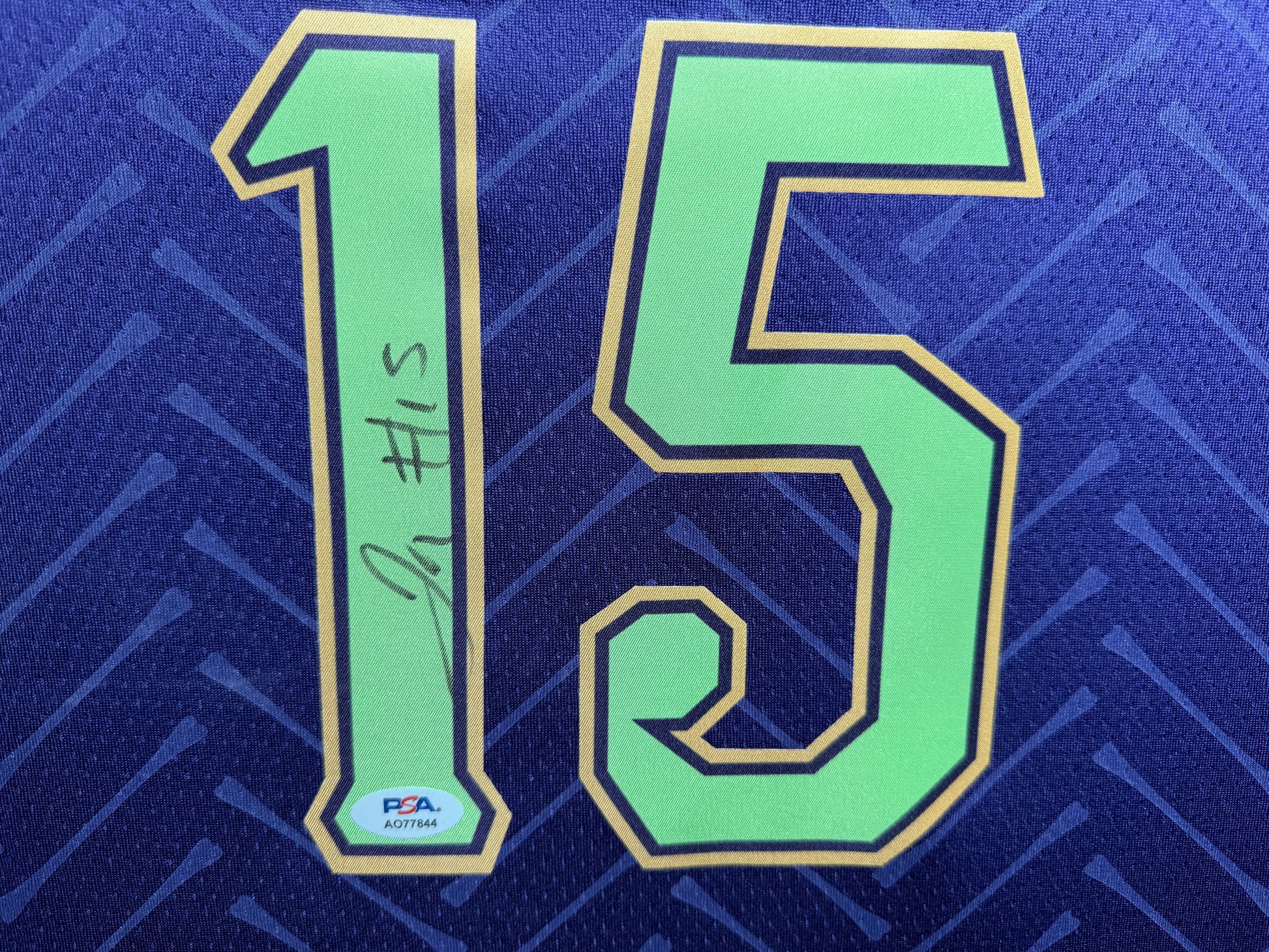 Maillot Authentique Nouvelle Orleans Pelicans signe par Jose Alvarado certifie par PSA authentic-signatures