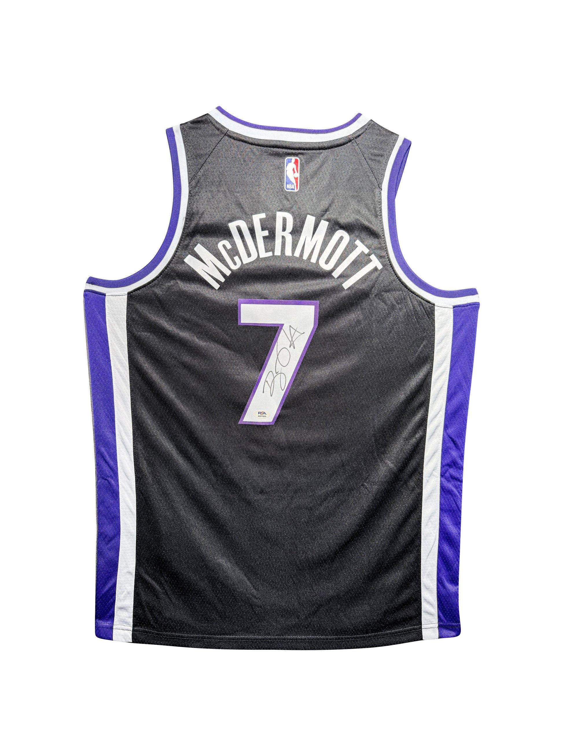 Maillot Authentique Domicile Sacramento Kings signe par Doug Mc Dermot certifie par PSA authentic-signatures