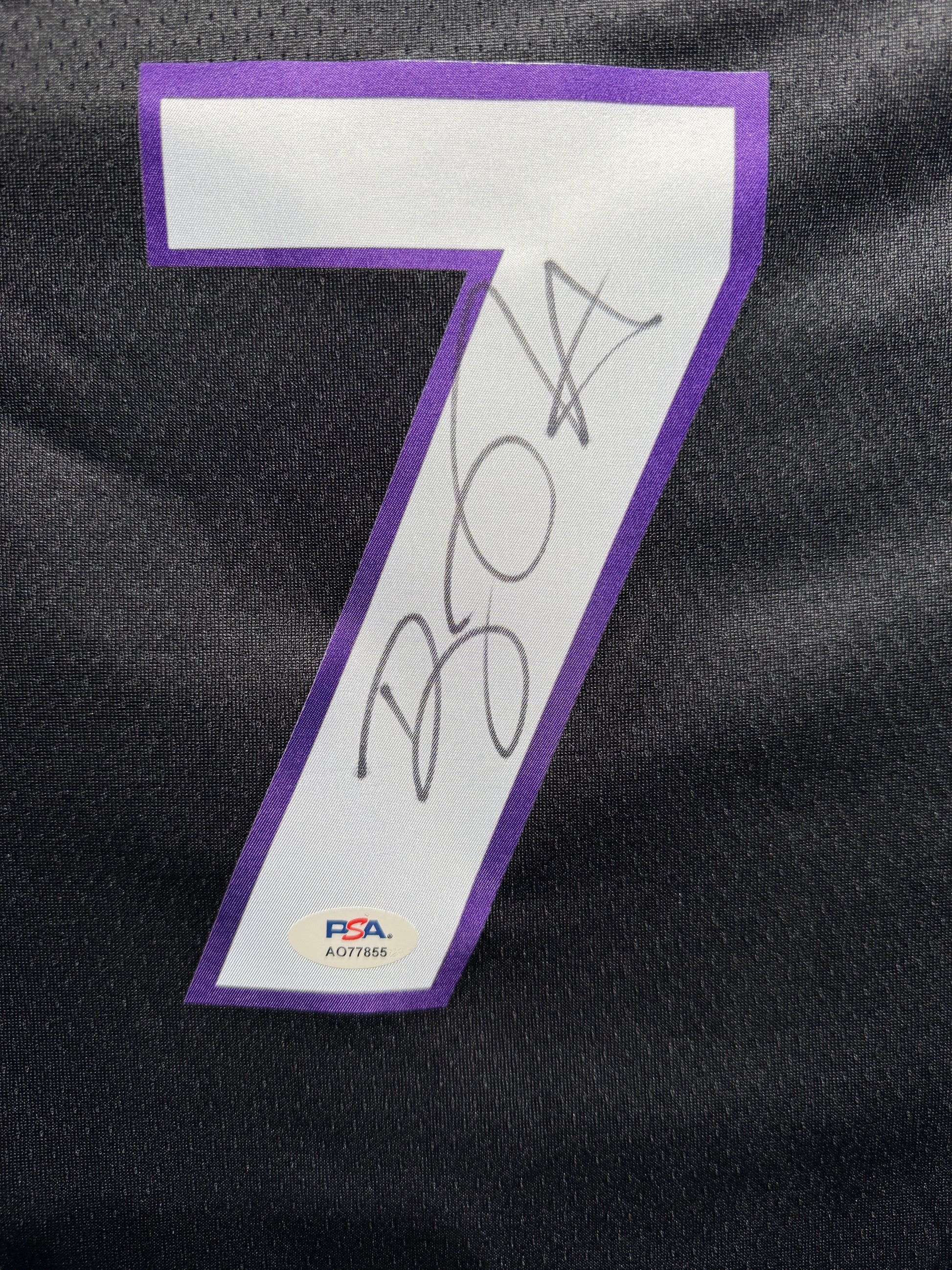 Maillot Authentique Domicile Sacramento Kings signe par Doug Mc Dermot certifie par PSA authentic-signatures