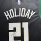 Maillot Authentique Exterieur Milwaukee Bucks signe par Jrue Holiday certifie par Beckett authentic-signatures