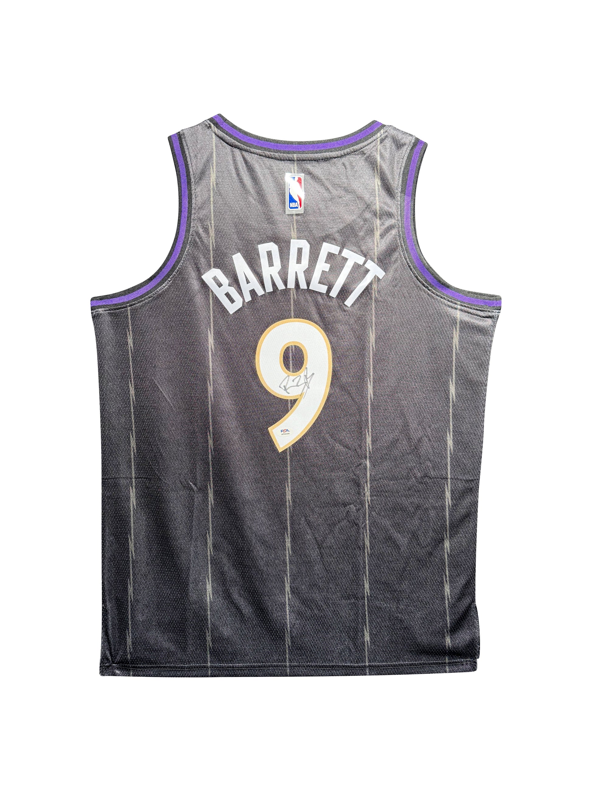 Maillot Authentique Toronto Raptors Domicile signe par RJ Barrett et certifie par PSA authentic-signatures