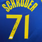 Maillot Authentique Golden Sate Warriors signe par Dennis Schroder et certifie par JSA authentic-signatures
