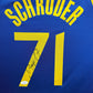 Maillot Authentique Golden Sate Warriors signe par Dennis Schroder et certifie par JSA authentic-signatures