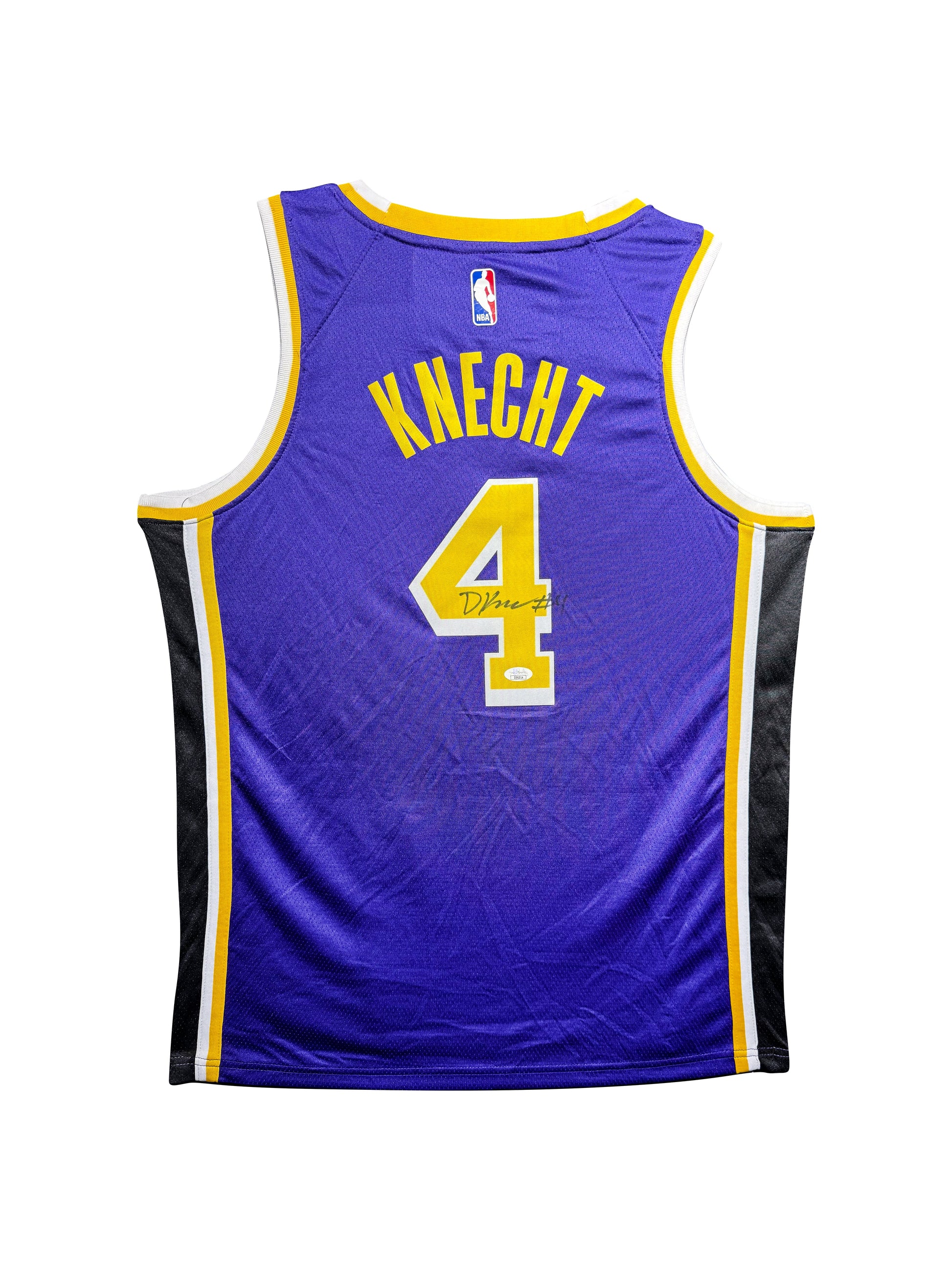 Maillot Authentique Exterieur Los Angeles Lakers signe par Dalton Knecht certifie par JSA authentic-signatures