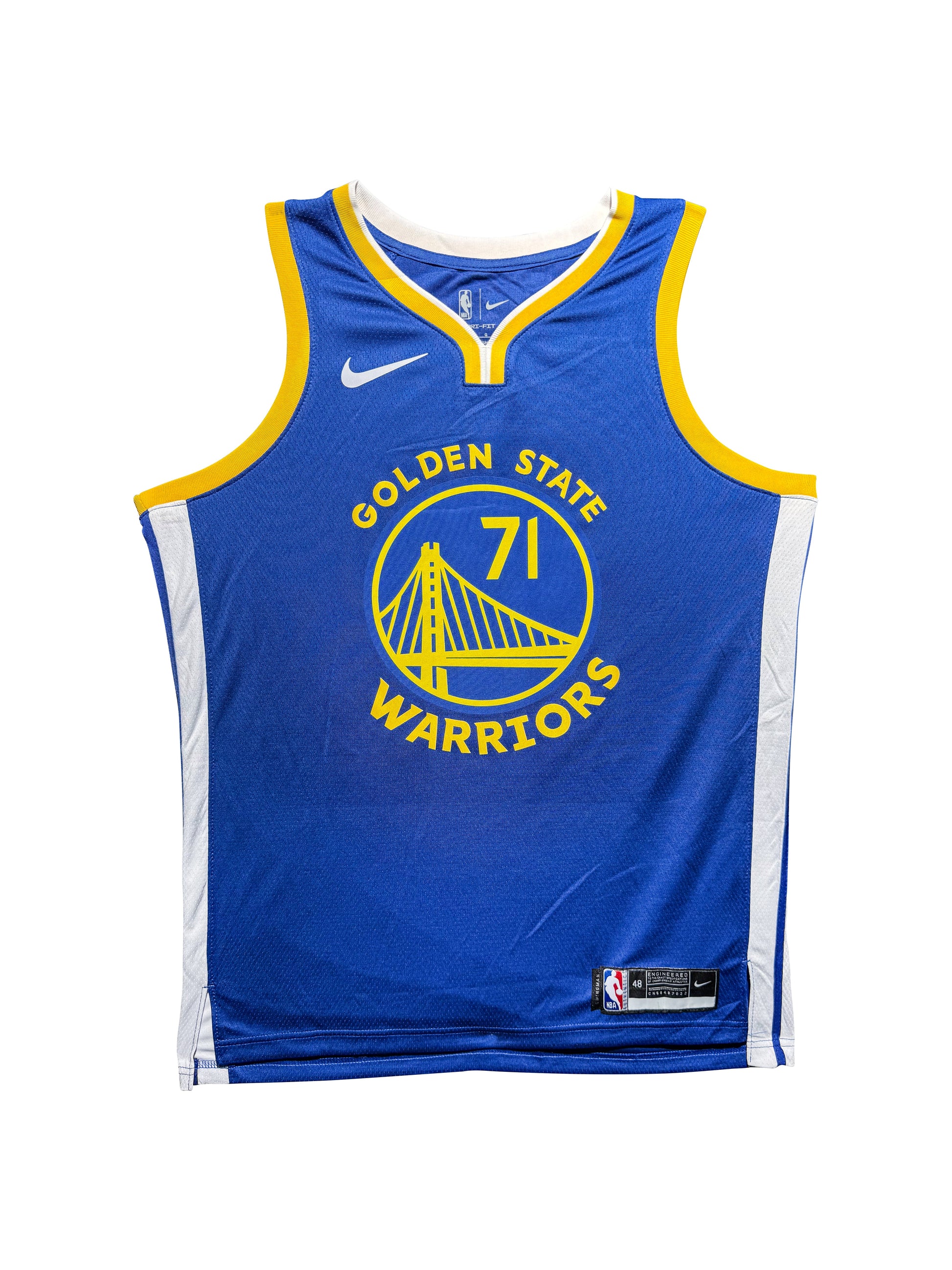 Maillot Authentique Golden Sate Warriors signe par Dennis Schroder et certifie par JSA authentic-signatures