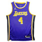 Maillot Authentique Exterieur Los Angeles Lakers signe par Dalton Knecht certifie par JSA authentic-signatures