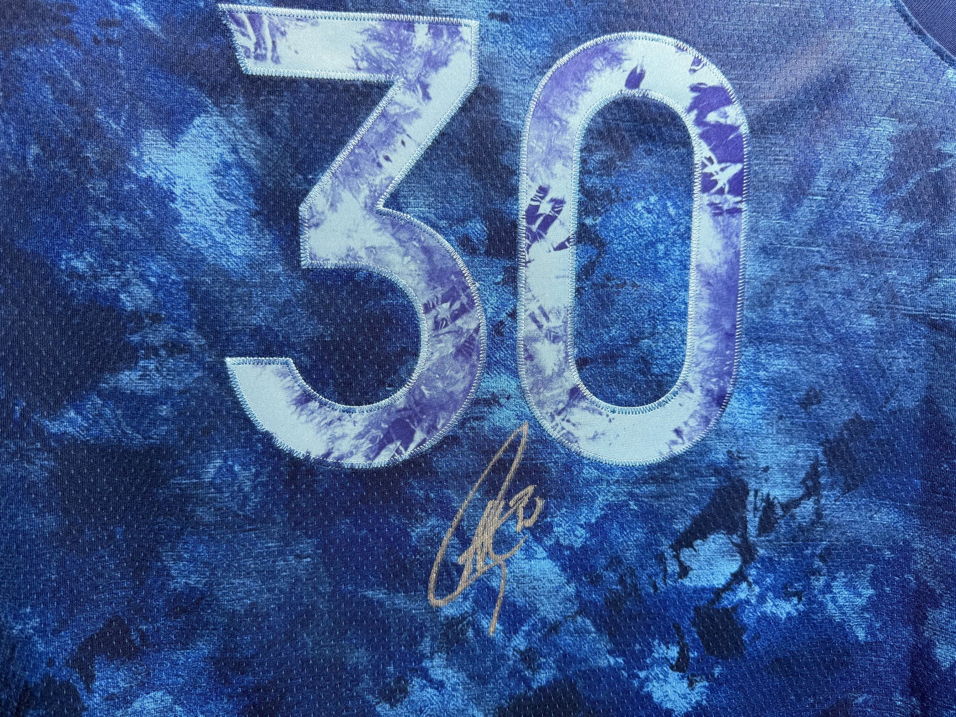 Maillot Authentique Golden Sate Warriors signe par Stephen Curry et certifie par Beckett et Stephen Curry authentic-signatures