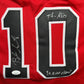 Maillot "3XChamp" Custom Domicile Chicago Bulls signe par B.J. Armstrong certifie par Beckett authentic-signatures