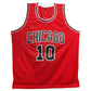 Maillot "3XChamp" Custom Domicile Chicago Bulls signe par B.J. Armstrong certifie par Beckett authentic-signatures