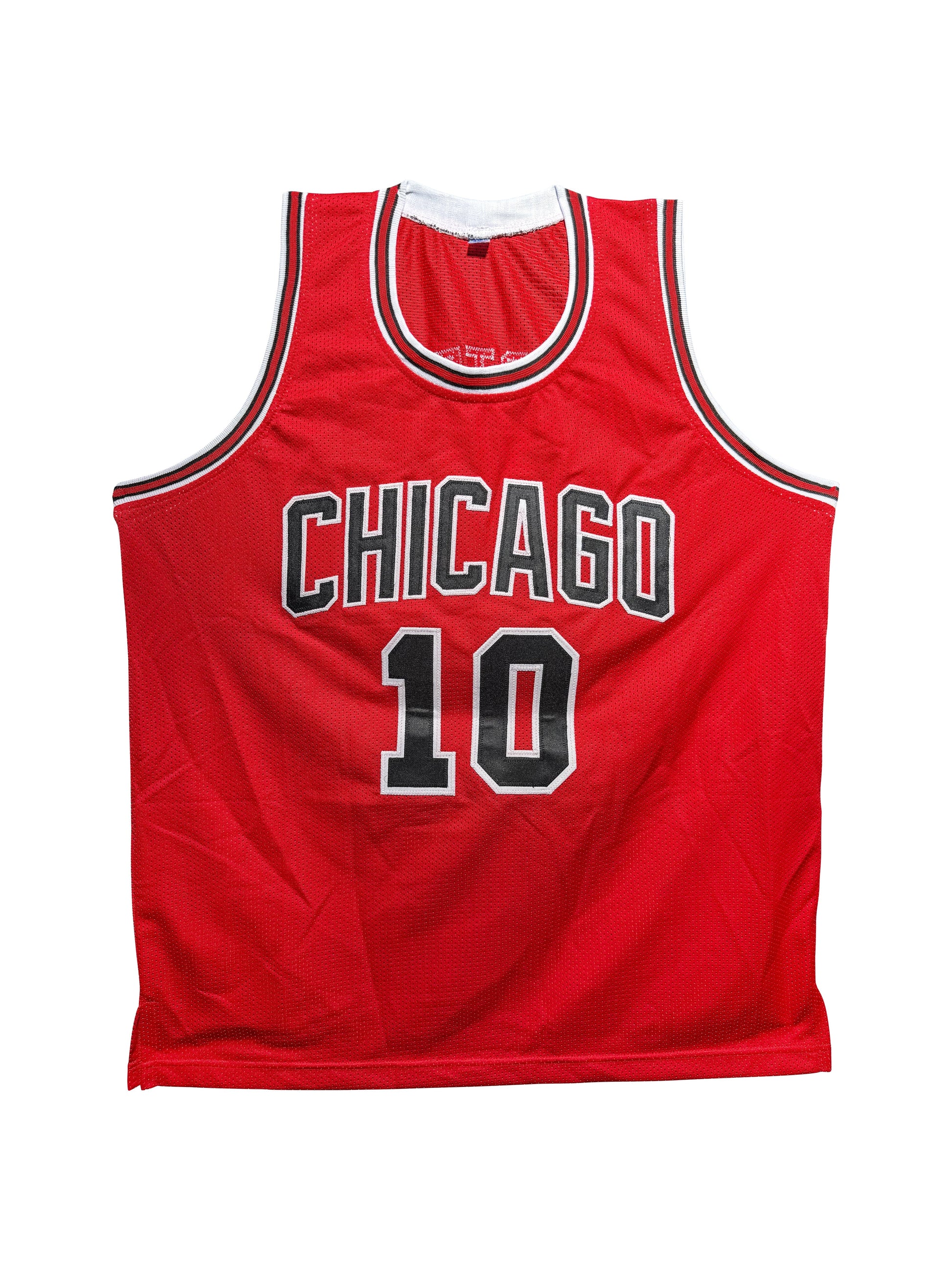 Maillot "3XChamp" Custom Domicile Chicago Bulls signe par B.J. Armstrong certifie par Beckett authentic-signatures