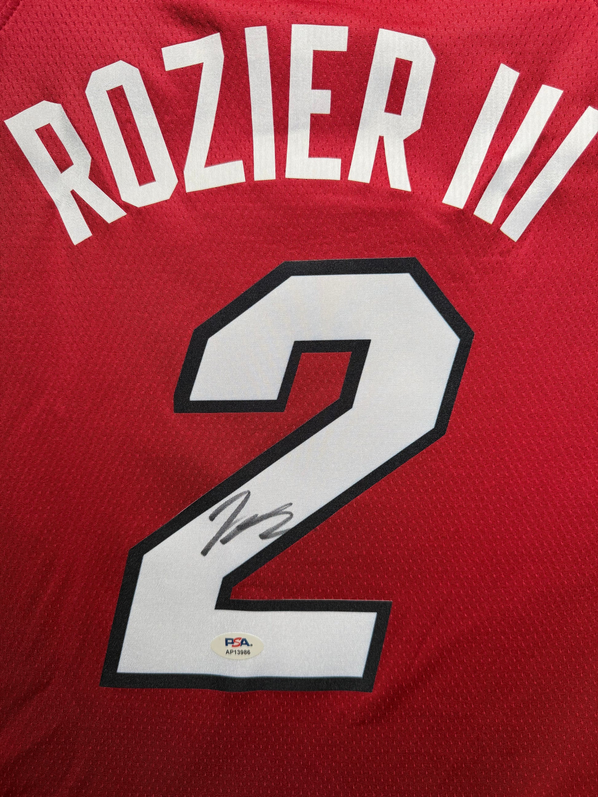 Maillot Authentique Miami Heat signe par Terry Rozier certifie par PSA authentic-signatures