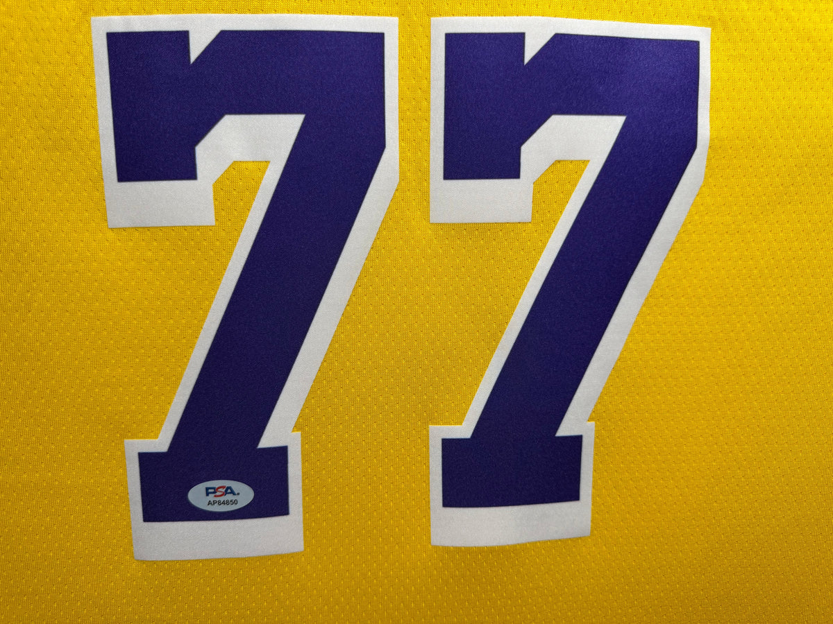 Luka Doncic Signed Authentic Home Los Angeles Lakers Jersey, Certified by PSA/DNA authentic-signatures NBA Authentic Signa...