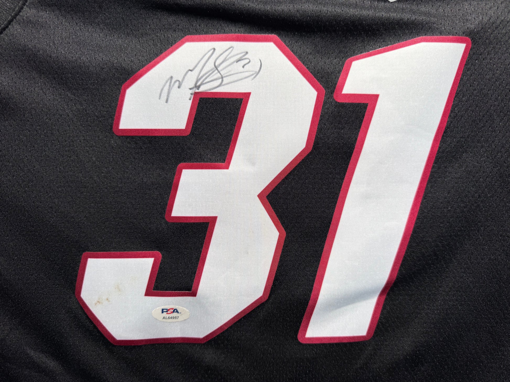 Maillot Authentique Miami Heat signe par Max Struss certifie par PSA authentic-signatures