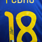 Maillot Exterieur Espagne Edition Coupe du Monde 2010 Pays-Bas/Espagne  signe par Pedro et Certifie par Beckett authentic-signatures