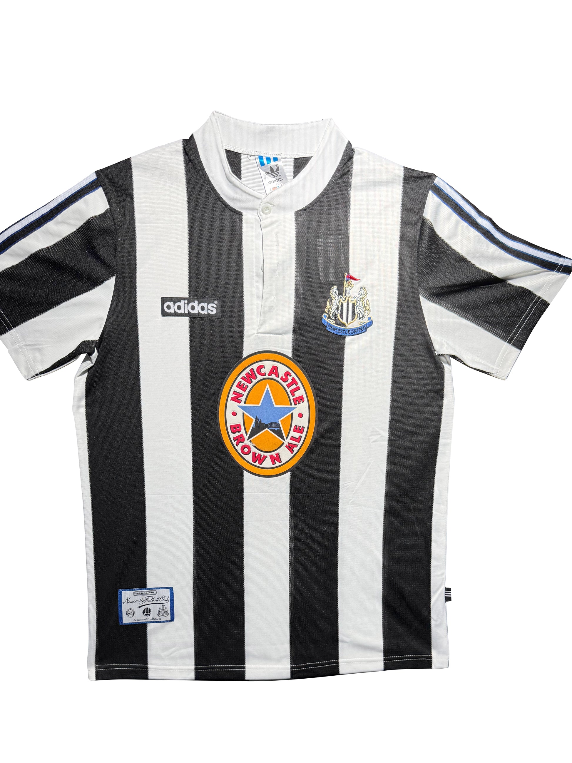 Maillot Domicile signe par David Ginola  Newcastle United FC 1995-96 Certifie par Beckett authentic-signatures