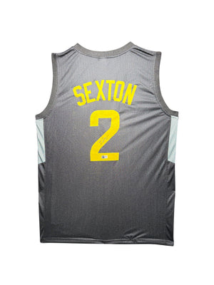 Maillot Custom Exterieur signe par Collin Sexton certifie par Beckett