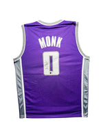 Maillot Custom Domicile Sacramento Kings signe par Malik Monk certifie par Beckett authentic-signatures