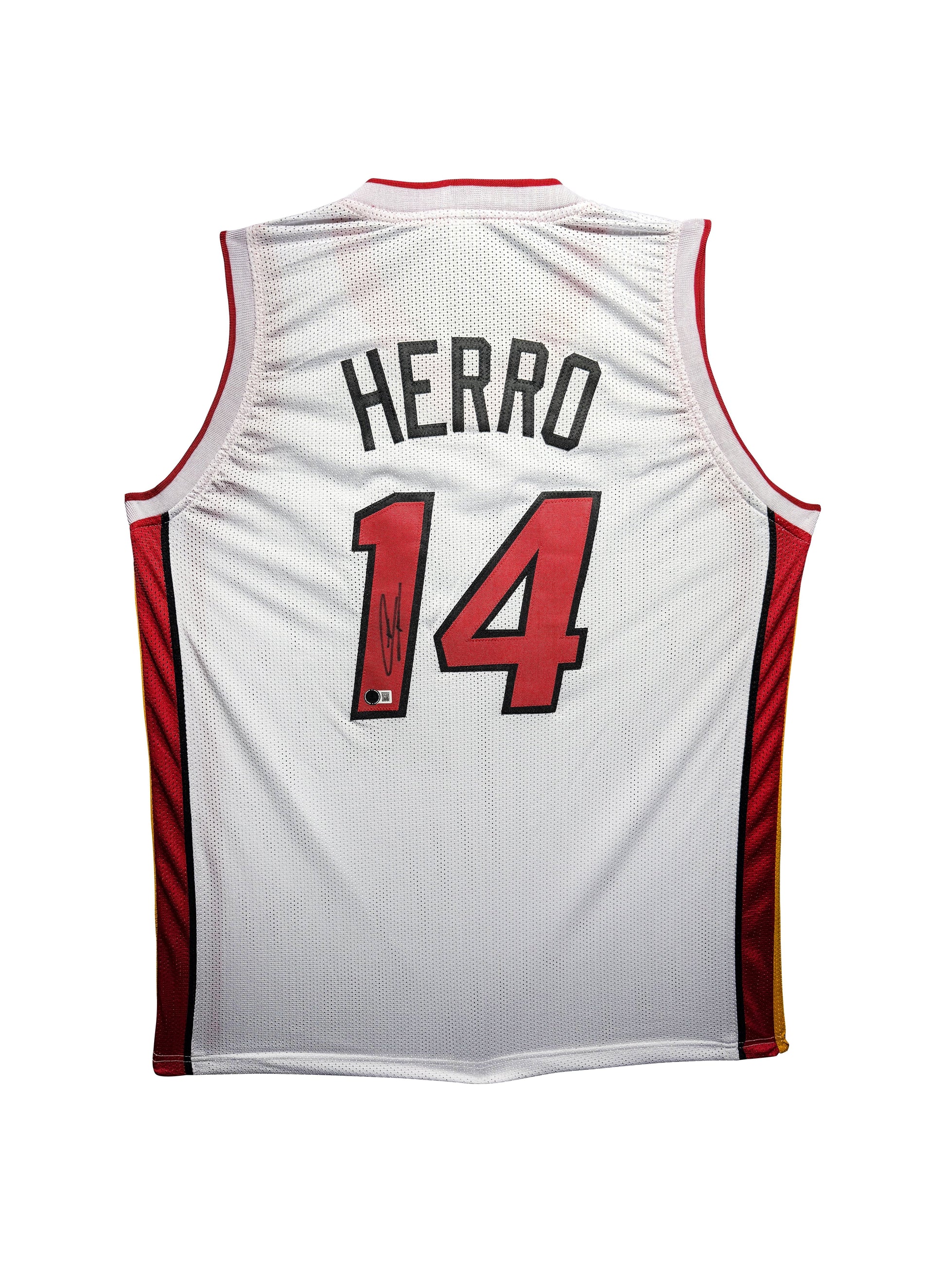 Maillot Custom Miami Heat signe par Tyler herro certifie par Beckett authentic-signatures