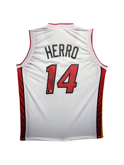 Maillot Custom Miami Heat signe par Tyler herro certifie par Beckett authentic-signatures