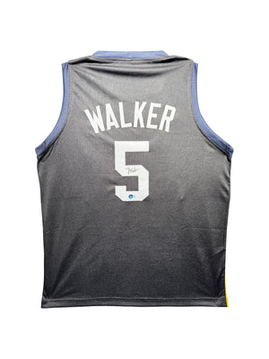 Maillot Custom Domicile Indiana Pacers signe par Jarace Walker certifie par Beckett