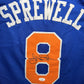 Maillot Custom Domicile New York Knicks signe par Latrell Sprewell certifie par JSA