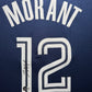 Maillot Custom Domicile  Memphis Grizzlies signe par Ja Morant certifie par Beckett authentic-signatures