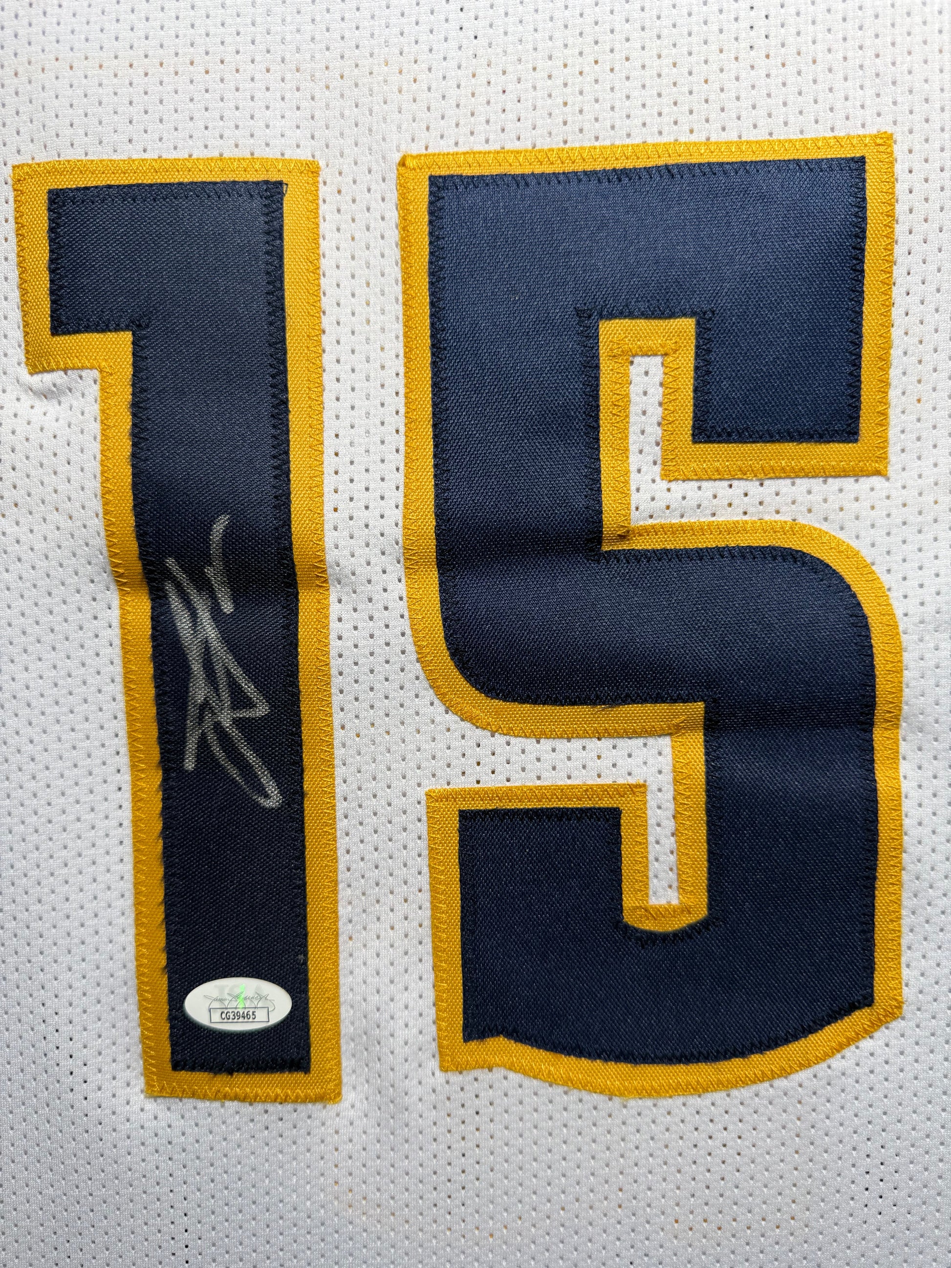 Maillot Custom Exterieur Denver Nuggets signe par Nikola Jokic certifie par JSA authentic-signatures